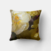 Yellow tulip photo kussen (Achterkant)