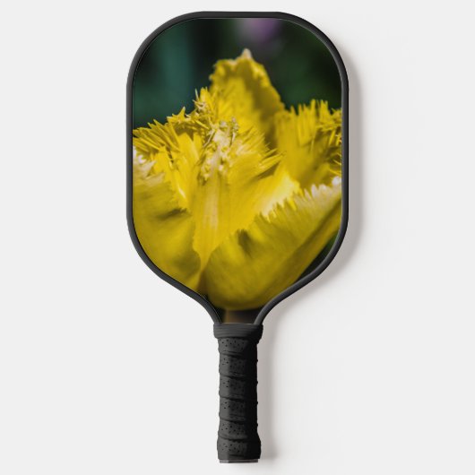 Yellow Tulip Pickleball Paddle (Voorkant)