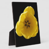 Yellow Tulip Plaque Fotoplaat (Zijkant)
