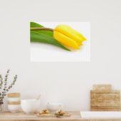 Yellow Tulip Poster (Keuken)