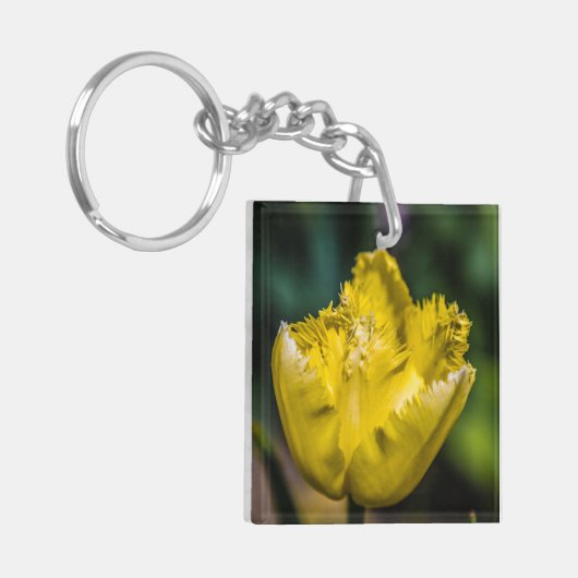 Yellow Tulip Sleutelhanger (Voorkant Links)