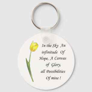 Yellow Tulip Sleutelhanger