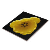 Yellow Tulip Tile Tegeltje (Zijkant)