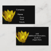 Yellow Tulip Visitekaartje (Voorkant / Achterkant)