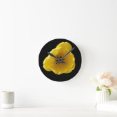 Yellow Tulip Wall-lock Ronde Klok (Huis)