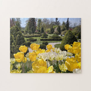 Yellow Tulips from Arboretum Volcji Potok Slovenia Legpuzzel