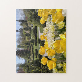Yellow Tulips from Arboretum Volcji Potok Slovenia Legpuzzel