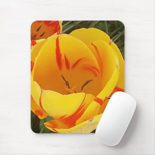 Yellow Tulips Mouse Mat Muismat (Met muis)