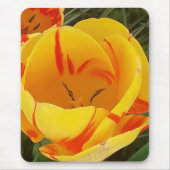 Yellow Tulips Mouse Mat Muismat (Voorkant)