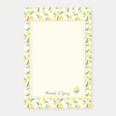 Yellow tulips post-it® notes (Voorkant)