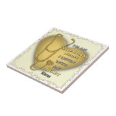 Yellow Uitzonderlijke aangepaste Verpleegkundige t Tegeltje (Zijkant)