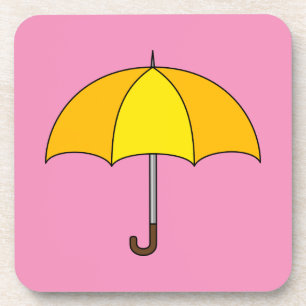 Yellow Umbrella Bier Onderzetter