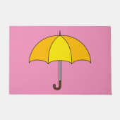 Yellow Umbrella Deurmat (Voorkant)