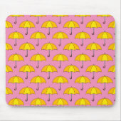 Yellow Umbrella Muismat (Voorkant)