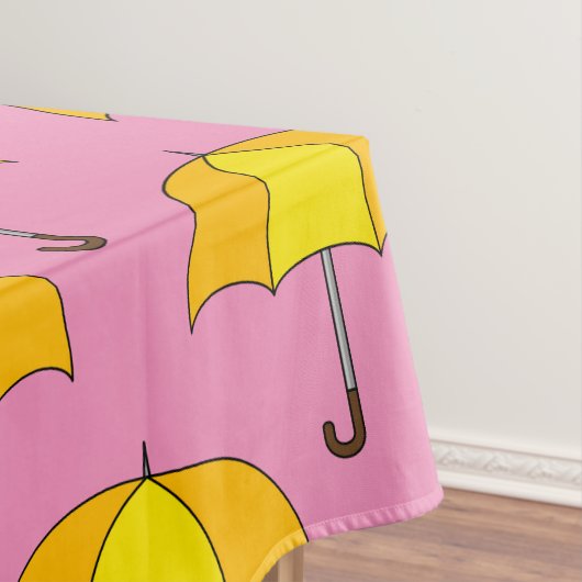 Yellow Umbrella Tafelkleed (Voorbeeld)