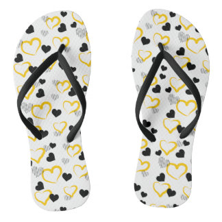 yellow Valentine's Day Teenslippers
