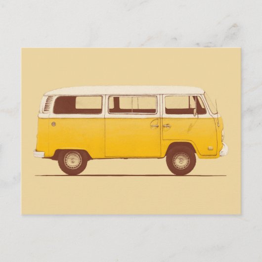 Yellow Van | Florent Bodart Briefkaart (Voorkant)