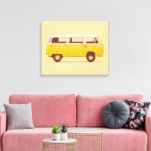 Yellow Van | Florent Bodart Canvas Afdruk (Insitu (Woonkamer))