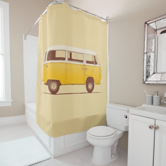 Yellow Van | Florent Bodart Douchegordijn (In situ)