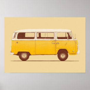 Yellow Van   Florent Bodart Poster