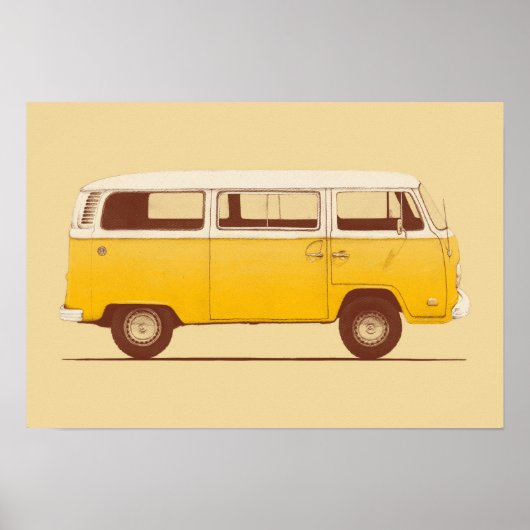 Yellow Van | Florent Bodart Poster (Voorkant)