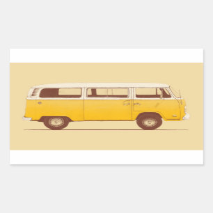 Yellow Van Florent Bodart Rechthoekige Sticker