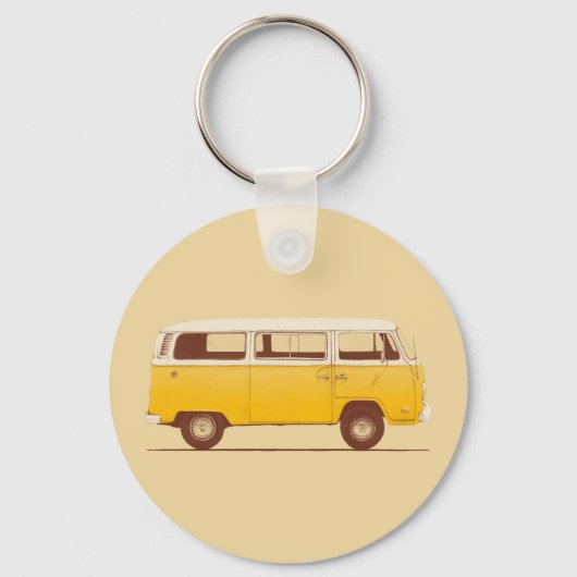 Yellow Van | Florent Bodart Sleutelhanger (Voorkant)
