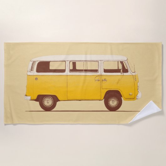 Yellow Van | Florent Bodart Strandlaken (Voorkant)