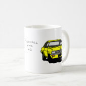 Yellow Vauxhall Viva HC Koffiemok (Voorkant rechts)