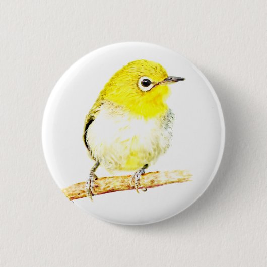 Yellow Viero Ronde Button 5,7 Cm (Voorkant)