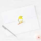 Yellow Viero Ronde Sticker (Envelop)