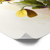 Yellow Violas Flower Art Print Poster (Hoek)