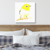 Yellow Viro Canvas Afdruk (Insitu (Slaapkamer))