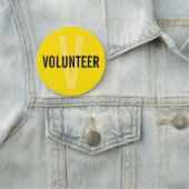 Yellow Volunteer Badge (In situ)