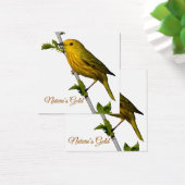 Yellow Warbler "Natuur's Gold" Printed Art Kaart (Bureau)