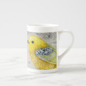 Yellow Warbler Tilly  Bone China Mok (Rechts)