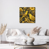 Yellow Warblers Canvas Afdruk