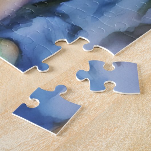 Yellow Water Lily Natuur Art Puzzel Legpuzzel (Zijkant)