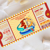 Yellow Water Park Entrance Ticket Birthday Kaart