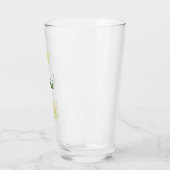 Yellow watercolor floral glas (Links)