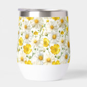 Yellow Watercolor Wildflower Pattern  (Rechts)