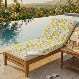 Yellow Watercolor Wildflower Pattern Name Strandlaken