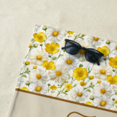 Yellow Watercolor Wildflower Pattern Name Strandlaken (In situ)