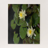 Yellow Waterlilies Jigzaag Puzzle Legpuzzel (Verticaal)