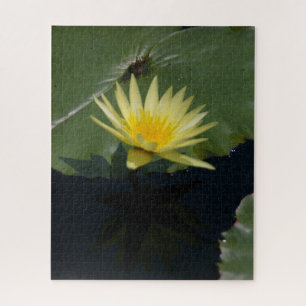 Yellow Waterlily Jigzaag Puzzle Legpuzzel