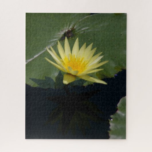 Yellow Waterlily Jigzaag Puzzle Legpuzzel (Verticaal)