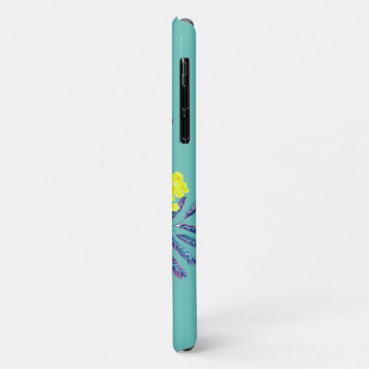 Yellow Wattle Mimosa Australische bloemkunst Case-Mate iPhone Case (Achterkant/links)