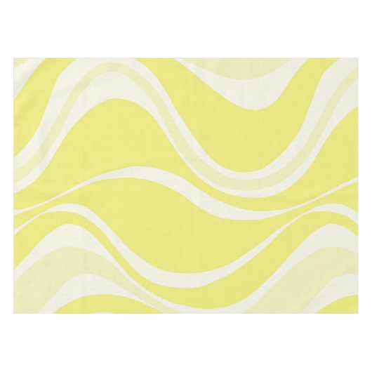 Yellow Waves tafelkleed (Voorkant (Horizontaal))