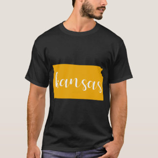 Yellow Wheat Kansas KS State T-shirt