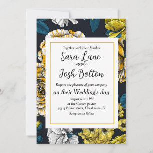 Yellow, white and bi-color roses with blue leaves kaart